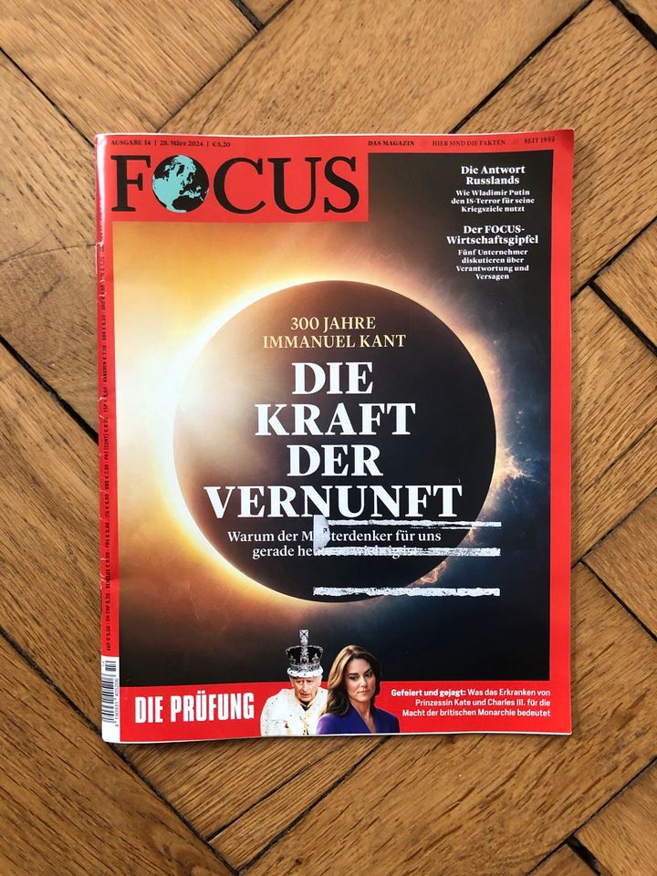 Focus Ausgaben 2024 in Berlin