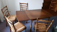 Esstisch mit 4 Stühle Antik Holz Massiv  Tisch ist ausziehbar Nordrhein-Westfalen - Rheinberg Vorschau