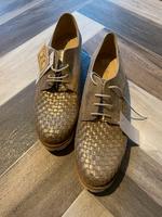 Gabor Schuhe flach, Budapester, NEU, Größe 39 1/2, gold Sachsen - Haselbachtal Vorschau
