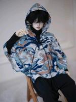 1/3 70cm Bjd SD Doll Kleidung Umhang Cape blau mit Kapuze Bayern - Wendelstein Vorschau
