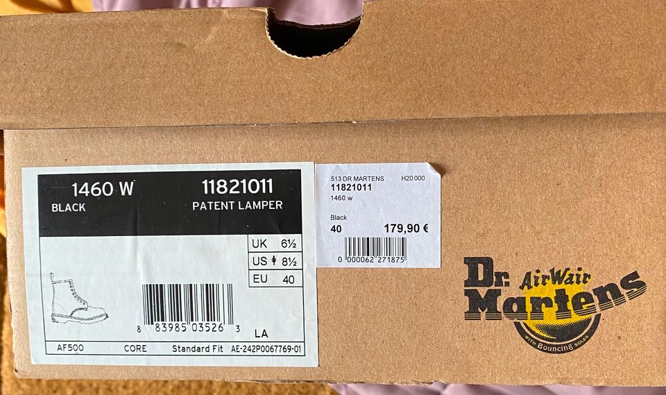 Dr.Martens - Schwarz/neu ( Gr.-40/ sechs ein-halb) in Erfurt