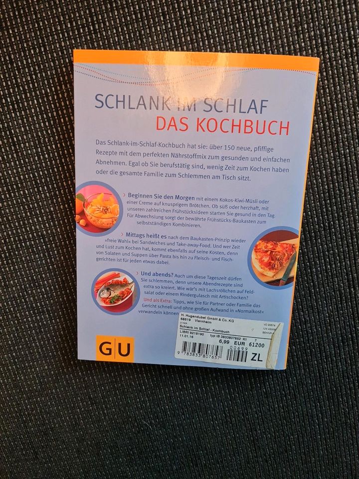 Schlank im Schlaf Kochbuch in Weinheim