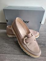GABOR Loafer Beige Leder Gr. 6,5 Neuwertig Hessen - Taunusstein Vorschau