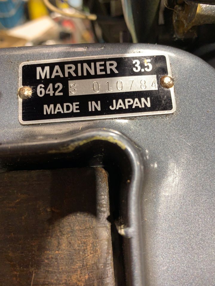 Âußenbordmotor Mariner 3,5 Ps in Kleinwallstadt
