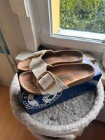 Birkenstock  Madrid Sandalen in Perlenweiß Größe 40 Berlin - Charlottenburg Vorschau