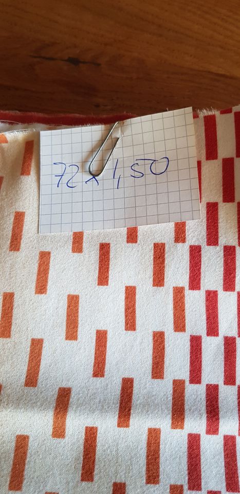 Stoffrest 80% Baumwolle/ 20% Satin/ 72 x 1,50 m in Mönchengladbach