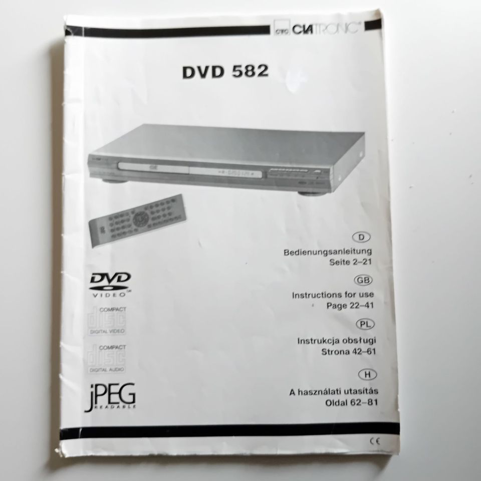 DVD Player 582 in Schwarme