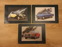 3 x Oldtimer Bild Kunstdruck BMW E9 Coupe + BMW 503 + BMW 327 Baden-Württemberg - Westerheim Vorschau