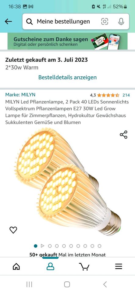 LED Pflanzenlampe in Hamburg