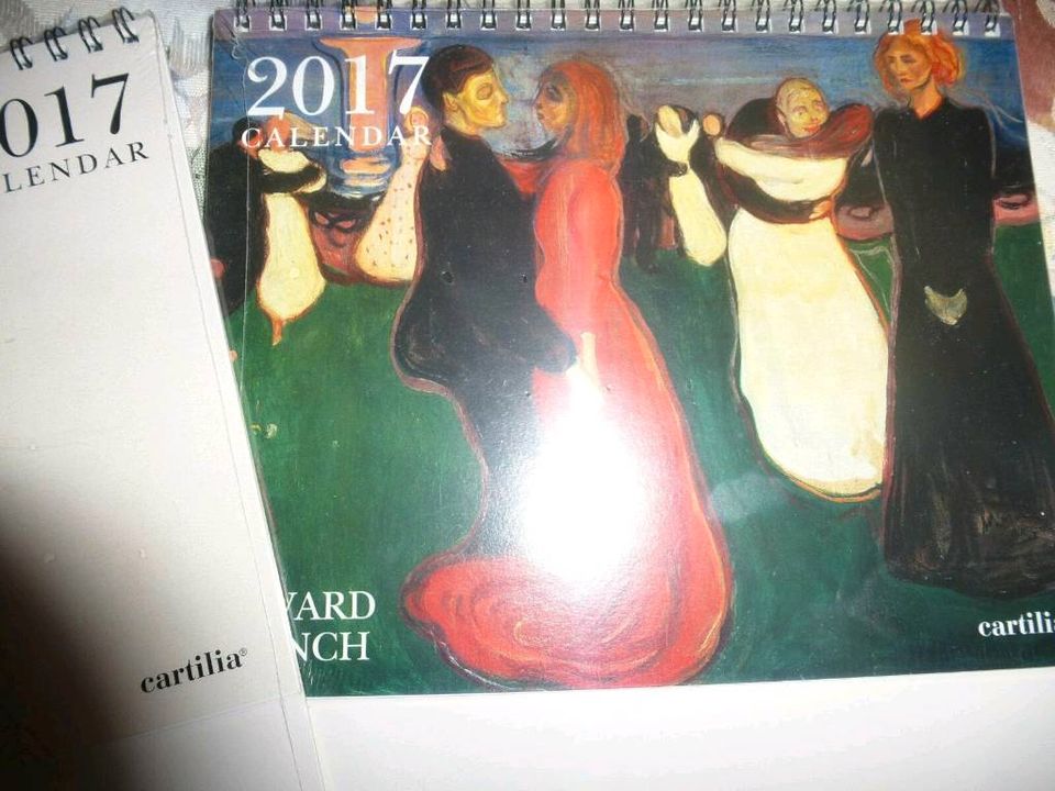 E. Munch Kalender 2017 E. Schiele 20x20 cm in Dortmund