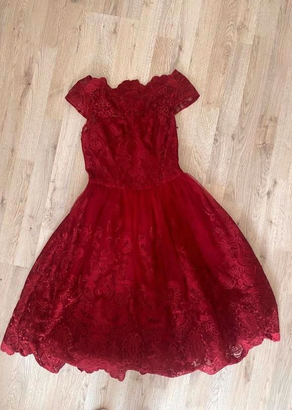 Jugendweihe Kleid Ballkleid Abendkleid Rot Größe S Top Zustand in Berlin