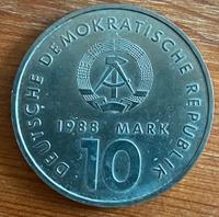 Münze 10 DDR Mark 40 Jahre Turn - und Sportbund Baden-Württemberg - Mengen Vorschau