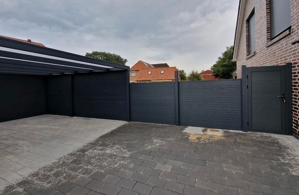 Premium Alu XXL Profile Carport - massive Ausführung in Werl