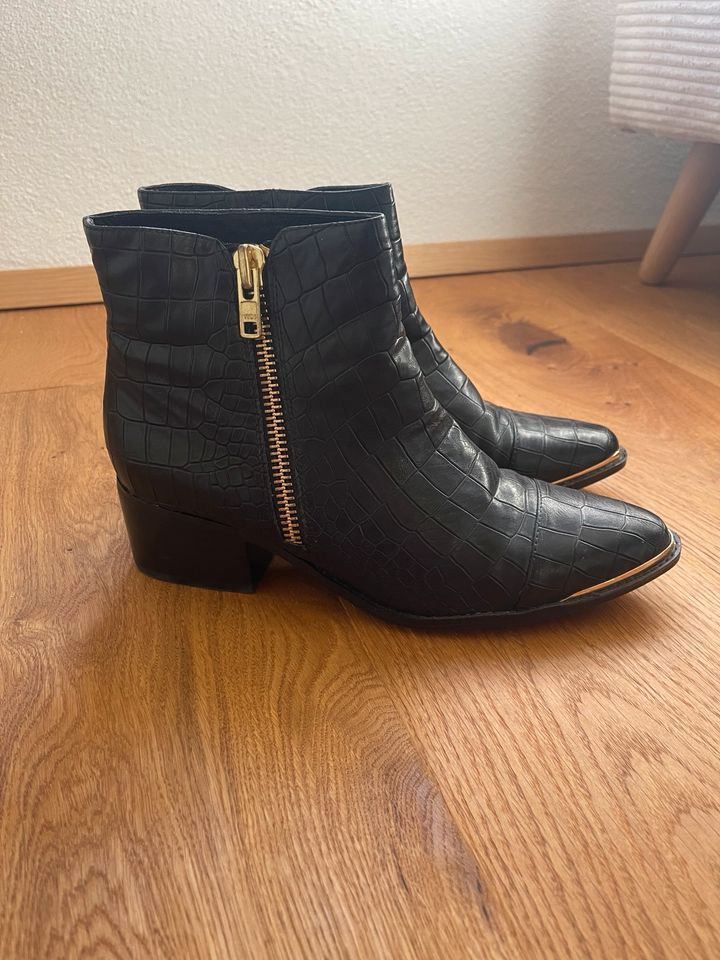 Schwarze Buffalo Cowboy Boots gr. 41 in Wertingen