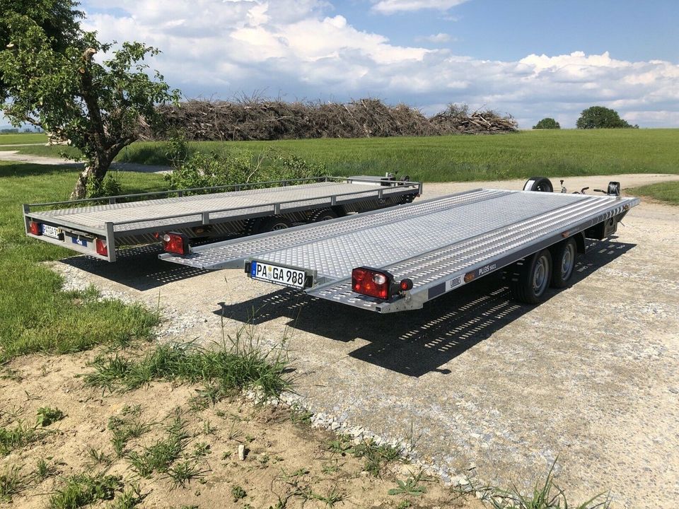 Autotransporter mieten / Autoanhänger mieten / Anhänger Verleih in Ruderting