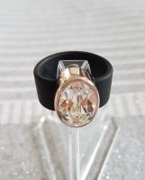 Damen Ring ovaler Swarovski Kristall weiß, flexible Ringschiene Nordrhein-Westfalen - Arnsberg Vorschau