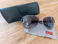 Ray Ban Pilotenbrille Sonnenbrille Silber grau Bayern - Wartenberg Vorschau