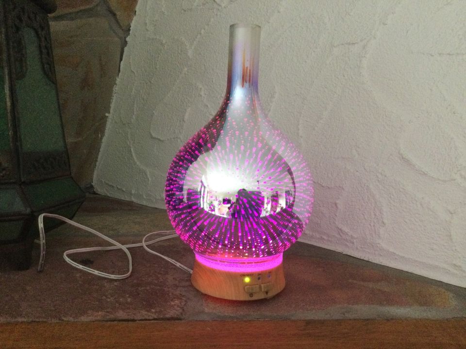 Diffusor Lampe KGV 3D Aromazerstäuber aus Glas in Völklingen
