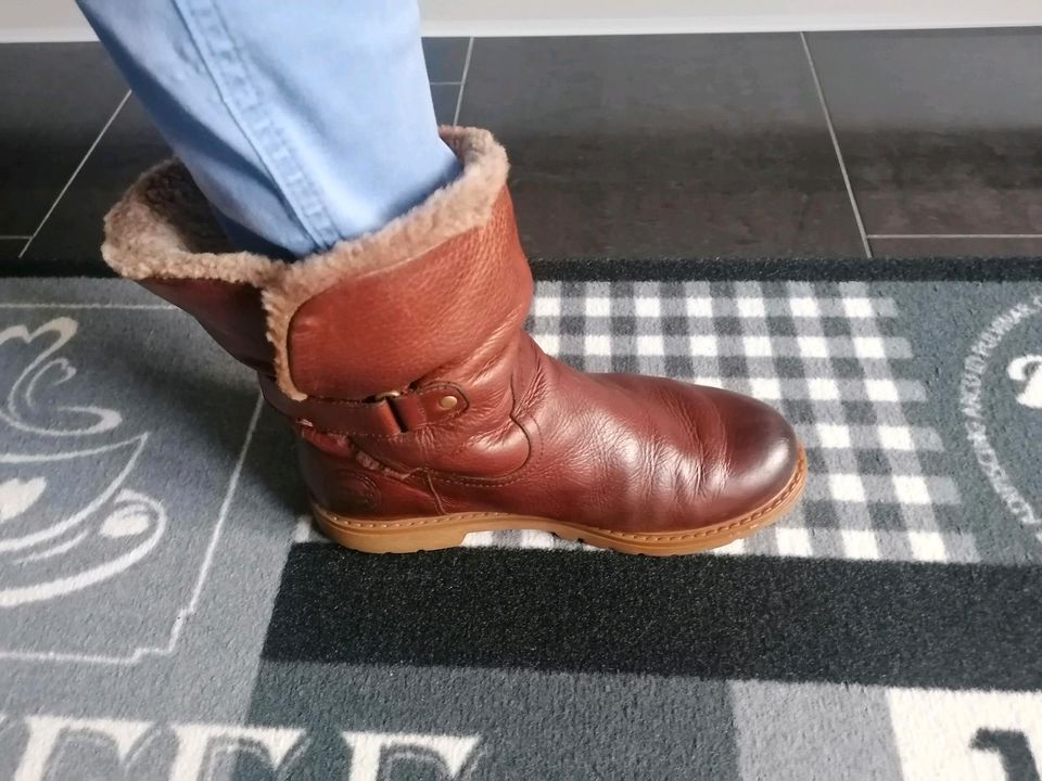 Panama jack Stiefelette Stiefel Braun gefüttert 37 in Pahlen