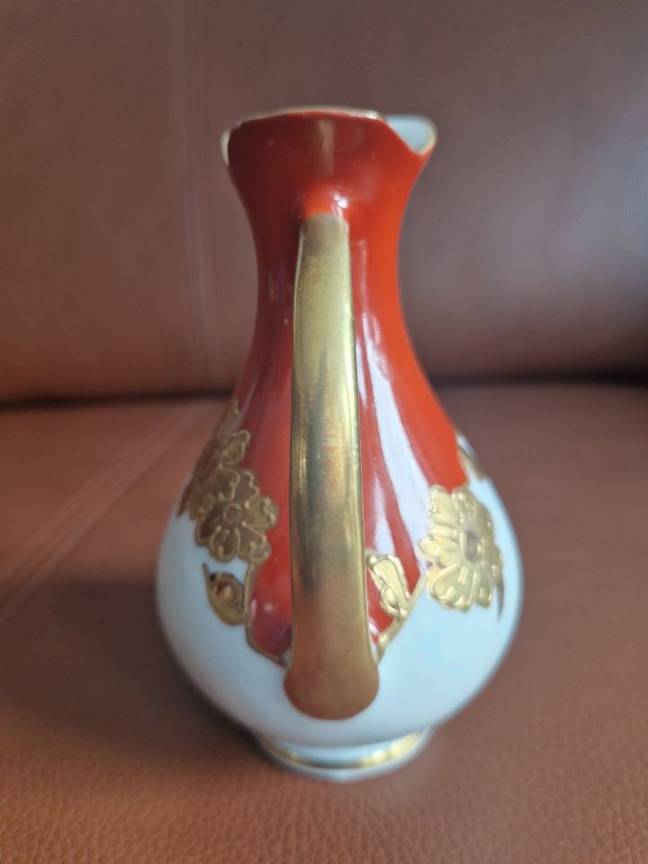 Wunderschöne Waldershof Porzellan Mini Vase mit 22 Karat Gold in Paderborn