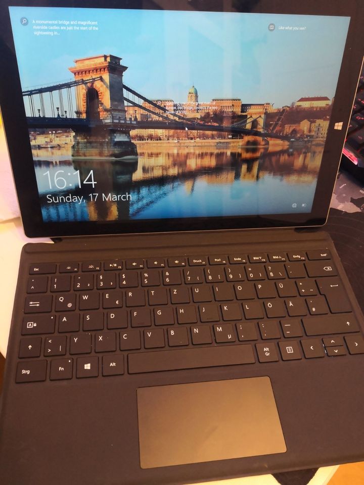 Surface Pro Microsoft i5-4300U 12.3" 8 GB Tastatur in Reutlingen