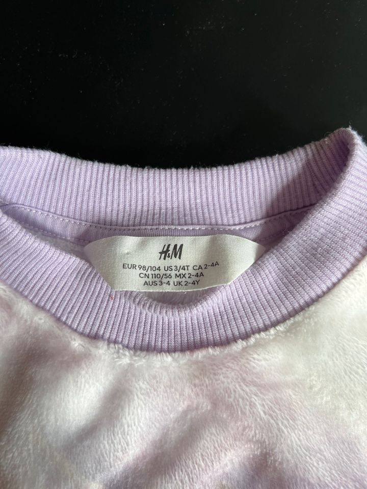 H&M kuscheliger Pullover Gr. 98/104 • Einhorn in Müden