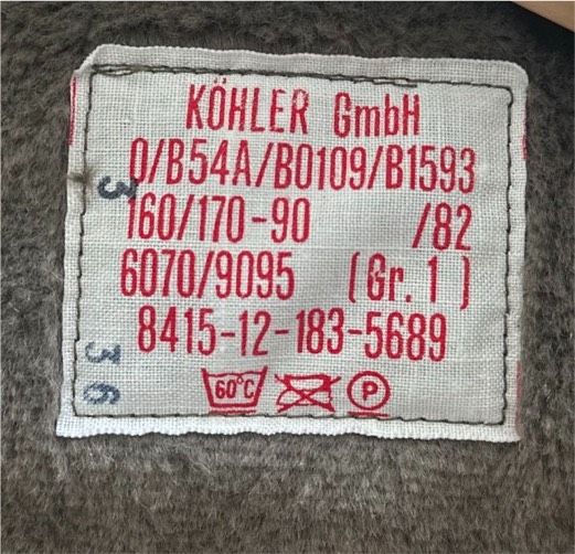 Bundeswehr Parka mit Futter ,oliv, neu in Meinerzhagen