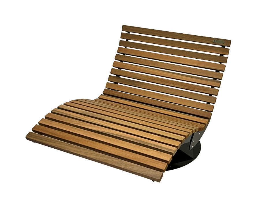 Waldsofa drehbar 1,45m / Sonnenliege / Wellenliege / Relaxliege / Liegebank Bangkirai Holz in Sassenberg