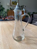 Glaskaraffe mit Zinndeckel Vintage Niedersachsen - Lathen Vorschau