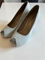 Tamaris High Heels Pumps hellblau türkis samt blau grau Gr 37 Bayern - Luhe-Wildenau Vorschau