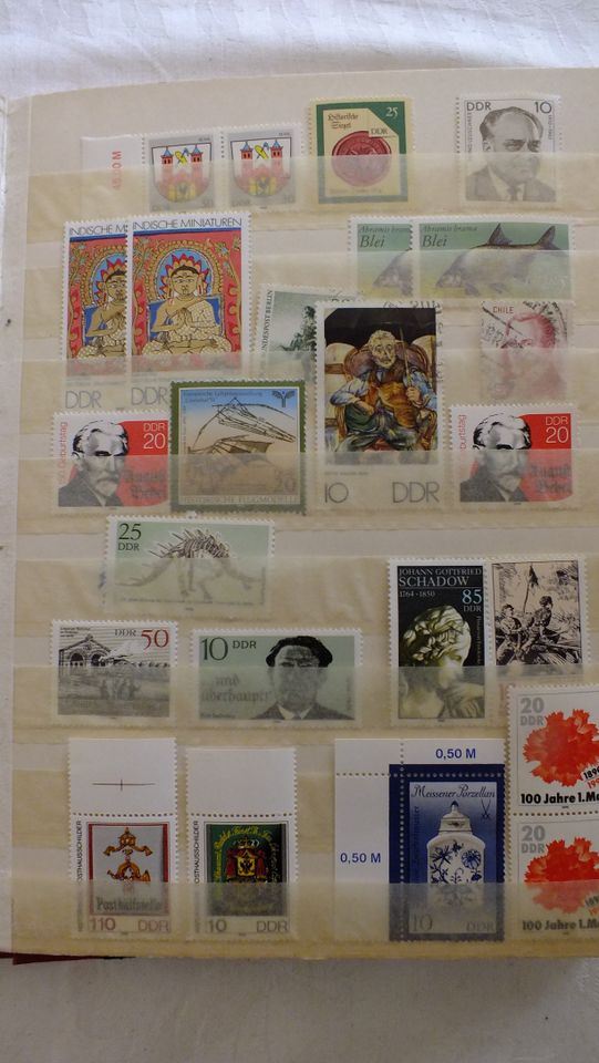 DDR / BRD Briefmarken Sammlung Teil 5 in Samtens