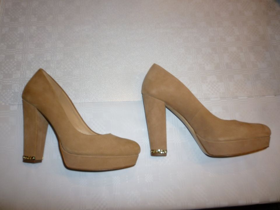 Michael Kors Plateau-Pumps Gr 40 Wildleder High Heels w K&S 175€ in Sindelfingen