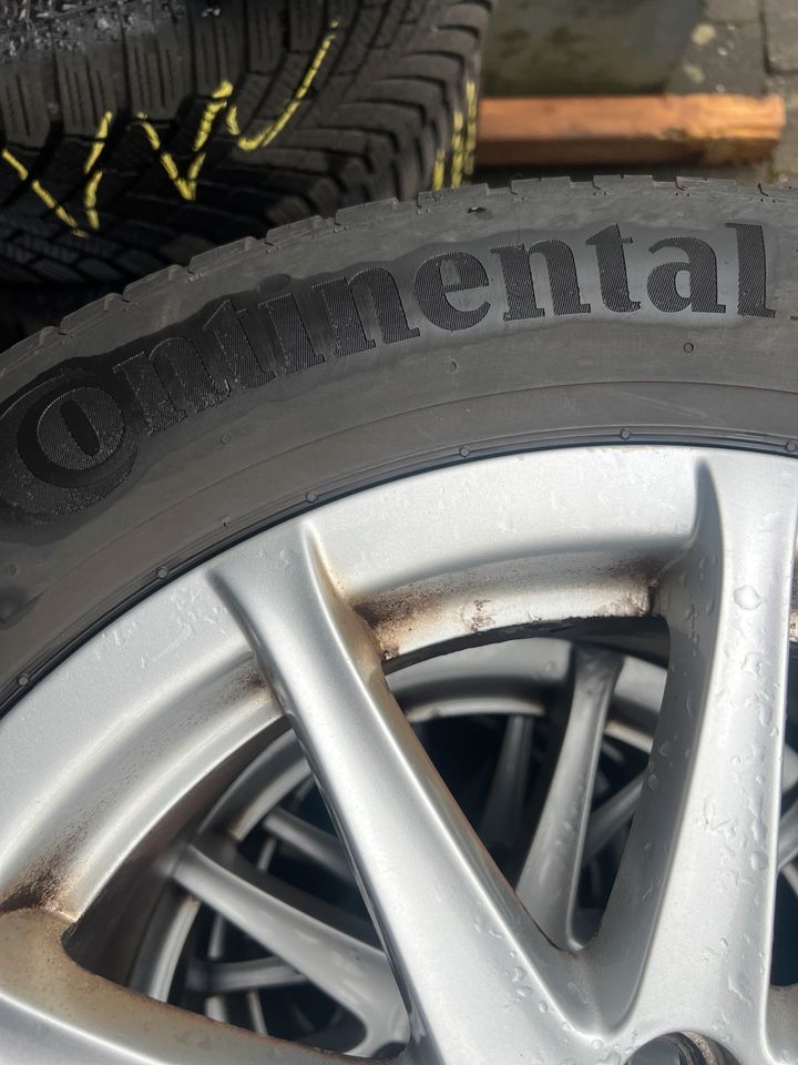 Alufelgen mit Allwetterreifen für Audi TT 225/55r16 Continental in Abstatt