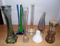 Konvolut, 8 kleine Vasen, Glas/Keramik, 50-80er Jahre, Vintage! Altona - Hamburg Osdorf Vorschau