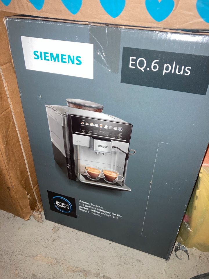 Nur Verpackung OVP Siemens Kaffeevollautomat EQ.6 plus in Stuttgart