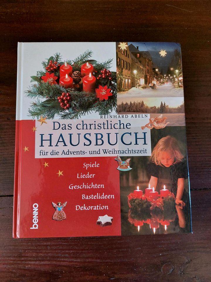 Christliches Hausbuch Weihnachten Advent Deko Buch in Mügeln