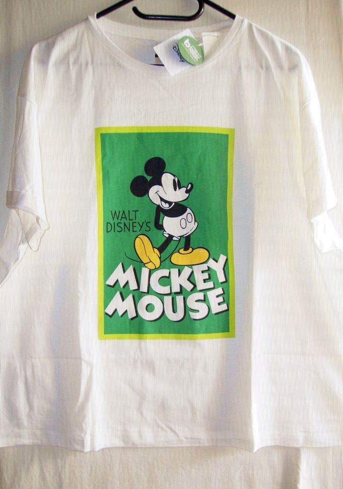 Shirt "C&A"  Disney  weiss  KA  Mickey Mouse  Gr. XXL in Berlin