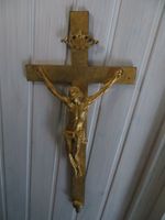 STECK-- Kreuz-- Messing Kruzifix - MASSIV 4 Kg -- 60cm-- selten-- Baden-Württemberg - Bad Mergentheim Vorschau