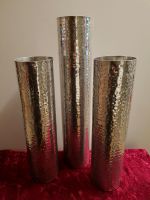 2 Alu Vasen Hammerschlag Optik Metallvase 41+51cm Design silber Nordrhein-Westfalen - Gelsenkirchen Vorschau