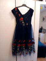 Schulterfreies Rockabilly Kleid Grösse M Blau mit Rosen Rheinland-Pfalz - Ludwigshafen Vorschau