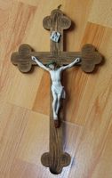 40x22cm Kruzifix Jesus an Kreuz Wandkreuz Biskuitporzellan Hessen - Idstein Vorschau