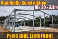 10x20x3,3m Stahlhalle Konstruktion - Industriehalle Lagerhalle PV Münster (Westfalen) - Centrum Vorschau