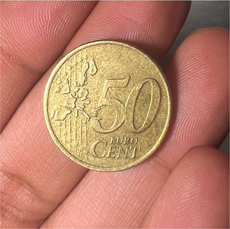 50 Cent Münze 2001 Niederlande in Berlin