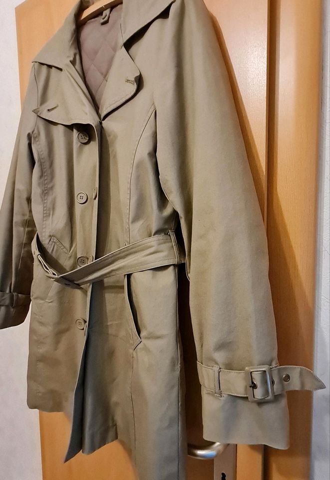 Trenchcoat gefüttert, Winterjacke, Mantel Gr. XL in Bad Duerrenberg