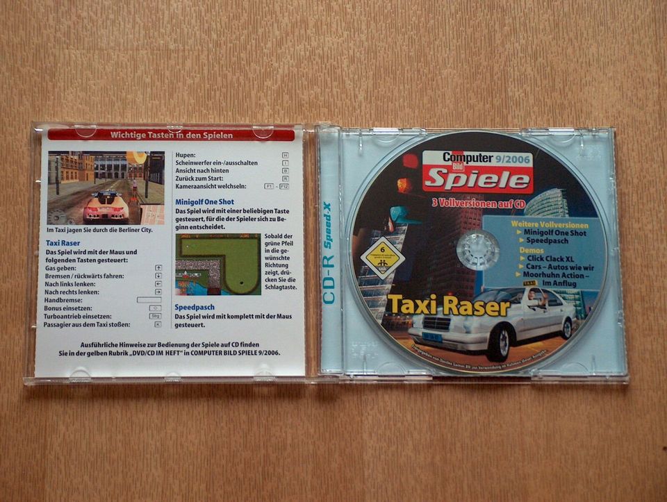 Taxiraser von der Computerbild DVD für den PC ( CD in der Box). in Nürnberg (Mittelfr)