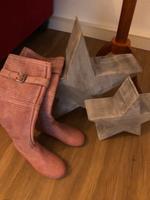 Rosa Stiefel ungetragen Bayern - Würzburg Vorschau