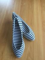 Wedges,Keilabsatz,Plateau,Schuhe blau-weiß gestreift Hessen - Schaafheim Vorschau