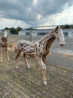 Pferde Skulptur Luxus Teak Holz Deko - Garten Haus Villa Pferd Niedersachsen - Rinteln Vorschau