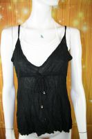 H&M DIVIDED  schwarze weiß Neckolder Top s Shirt   Gr. M 38 Bayern - Oberaurach Vorschau