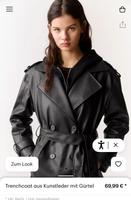 Pull&bear Trenchcoat aus Kunstleder mit Gürtel NEU Bayern - Augsburg Vorschau